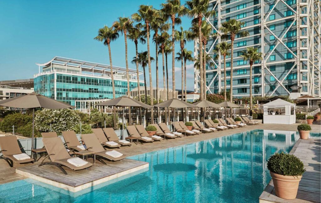 Pool at Hotel Arts in Barcelona
