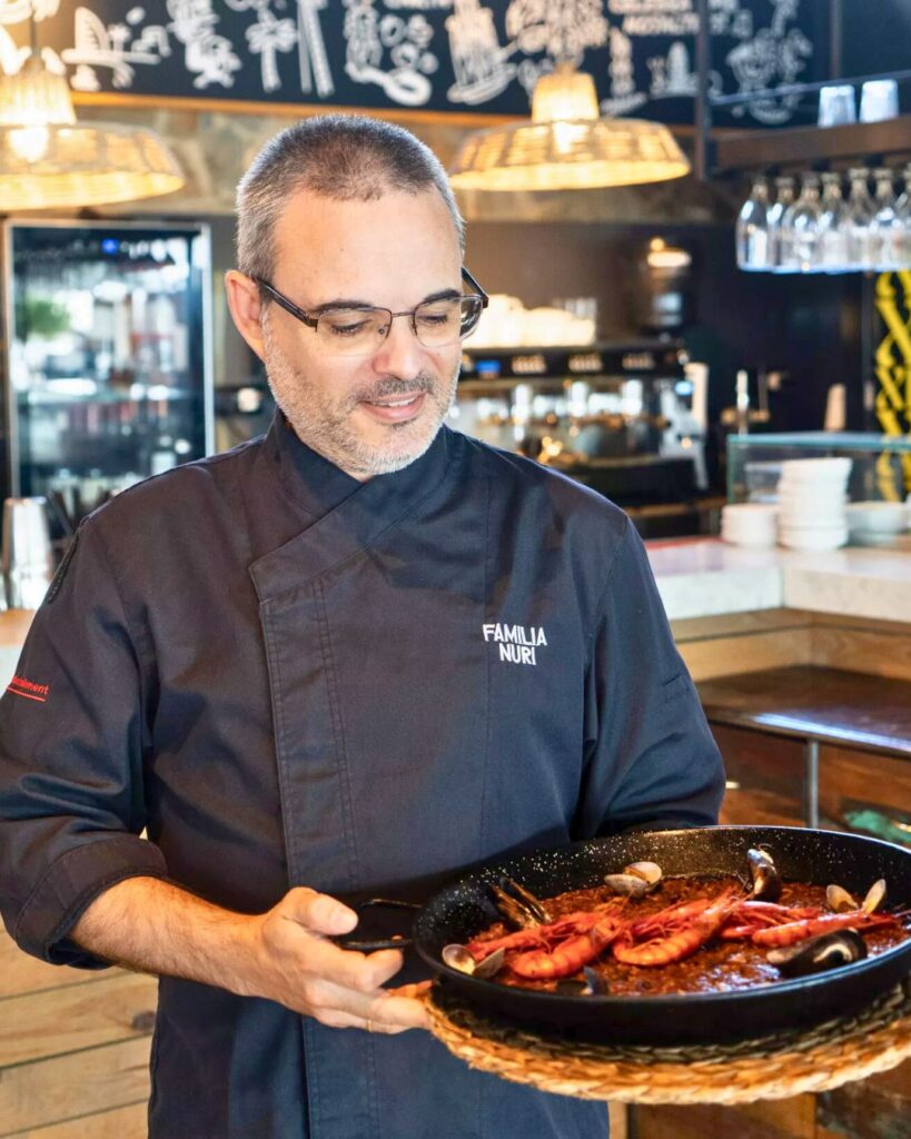 Chef with Paella