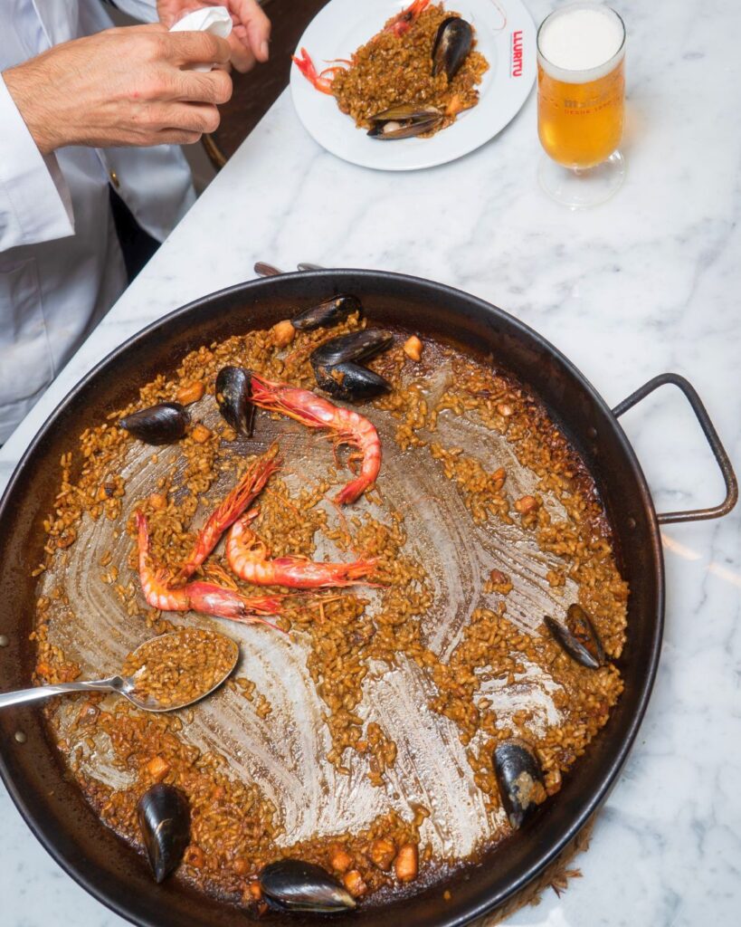 Paella at Lluritus 2 Barcelona