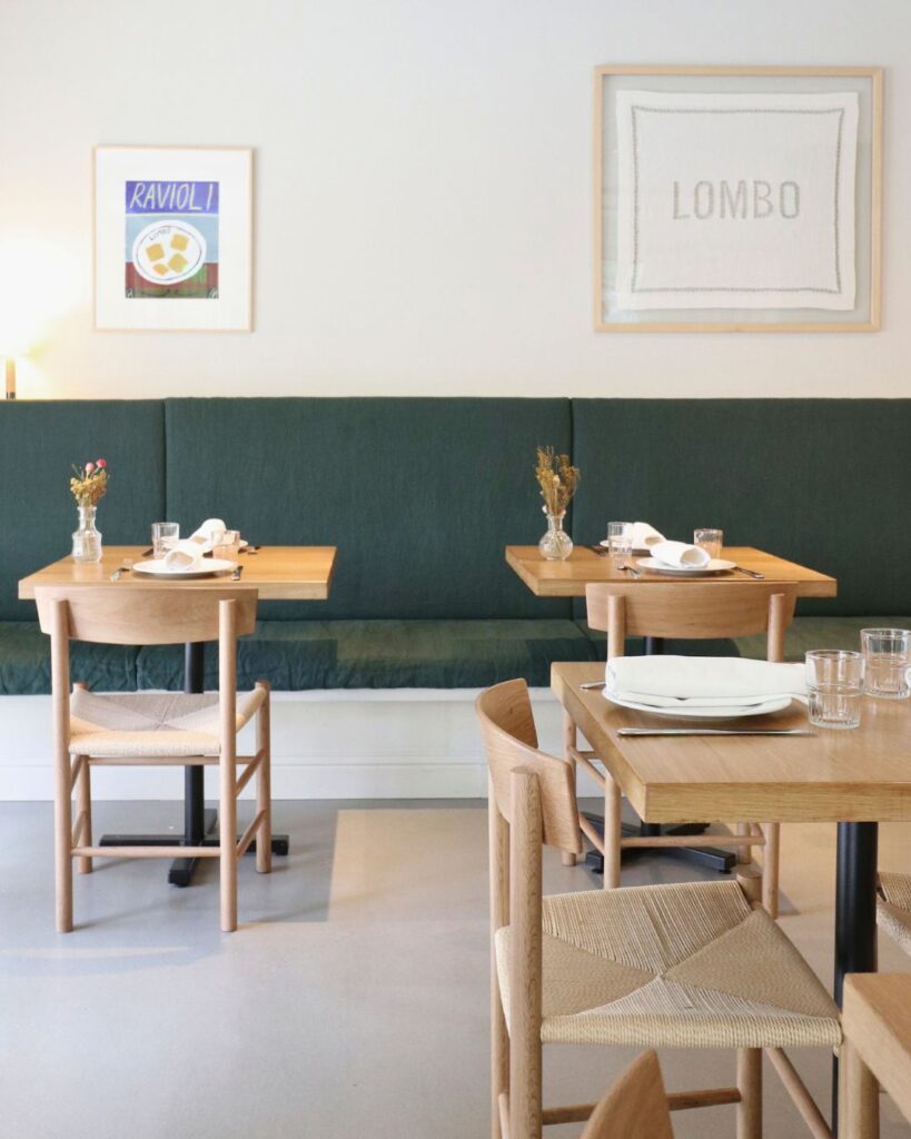 Restaurant Interior at Lombo in Barcelona