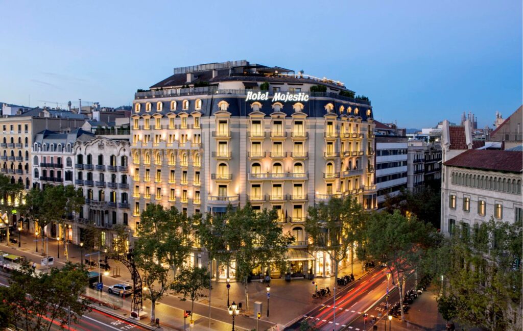 Majestic Hotel Barcelona building