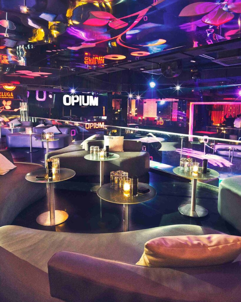 VIP Area at Opium in Barcelona