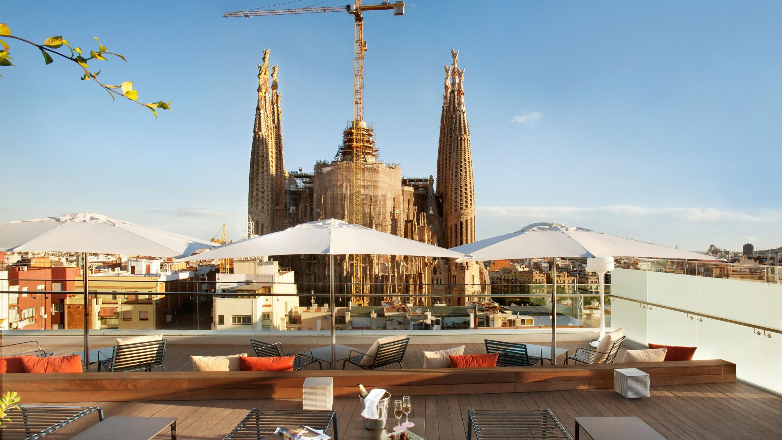 Rooftop with Sagrada Familia views - Best Rooftops in Barcelona