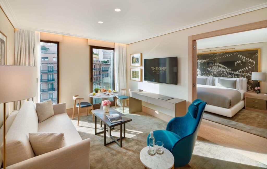 Suite at The One Hotel in Barcelona