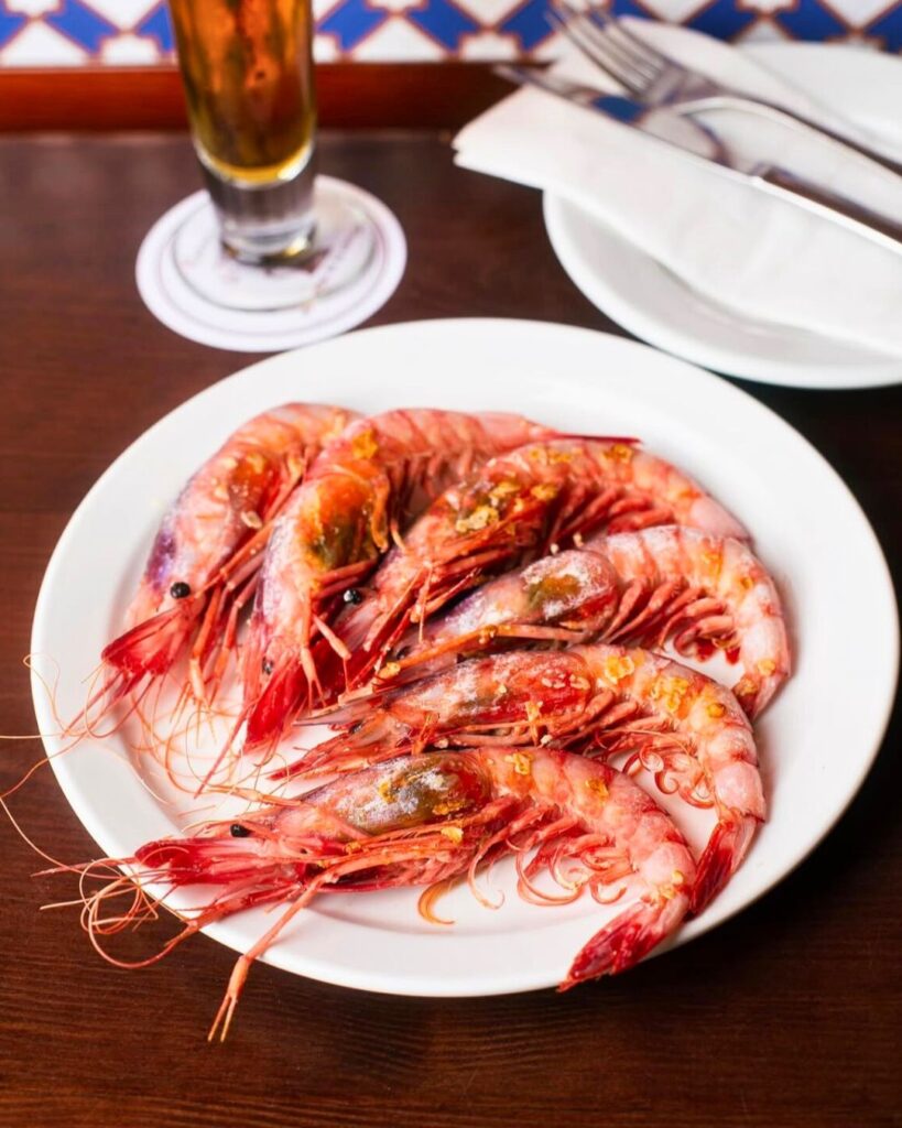 red shrimps